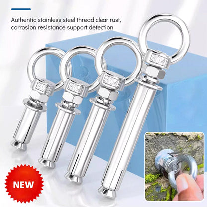🔥 50 % Rabatt! 🔩 Ring-Dehnschraube aus 304 Edelstahl – Rostfrei, belastbar & vielseitig – Ideal für Montage, Bau & Heimwerkerprojekte 🛠️
