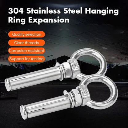 🔥 50 % Rabatt! 🔩 Ring-Dehnschraube aus 304 Edelstahl – Rostfrei, belastbar & vielseitig – Ideal für Montage, Bau & Heimwerkerprojekte 🛠️