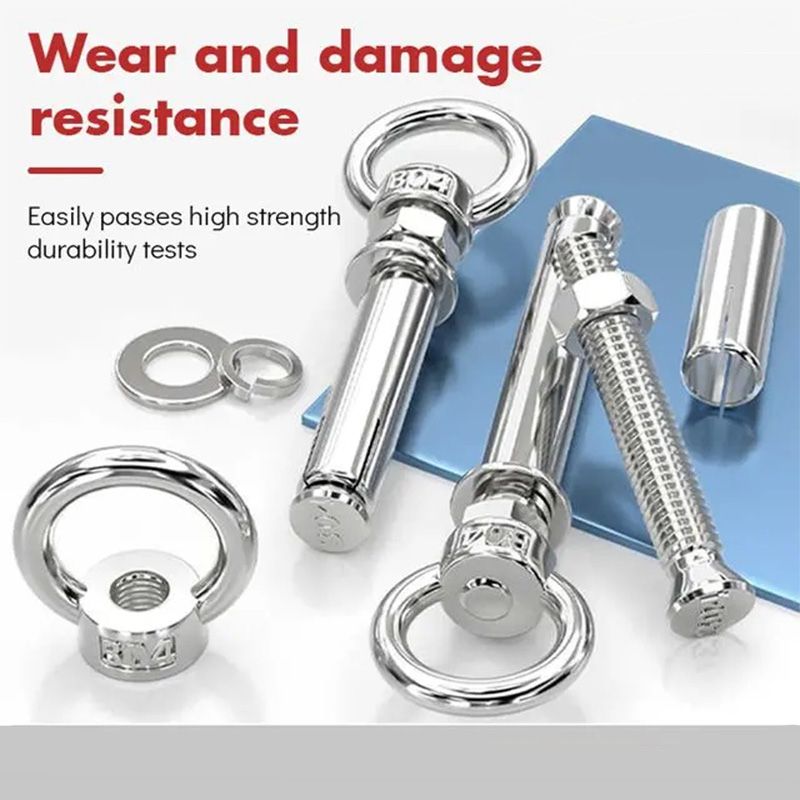 🔥 50 % Rabatt! 🔩 Ring-Dehnschraube aus 304 Edelstahl – Rostfrei, belastbar & vielseitig – Ideal für Montage, Bau & Heimwerkerprojekte 🛠️