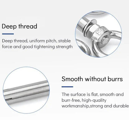 🔥 50 % Rabatt! 🔩 Ring-Dehnschraube aus 304 Edelstahl – Rostfrei, belastbar & vielseitig – Ideal für Montage, Bau & Heimwerkerprojekte 🛠️