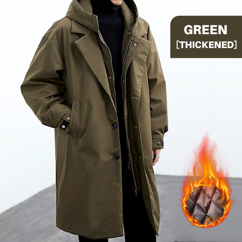 ❄️Winter Specials❄️ Men's Faux Two-Piece Versatile Warm Coat