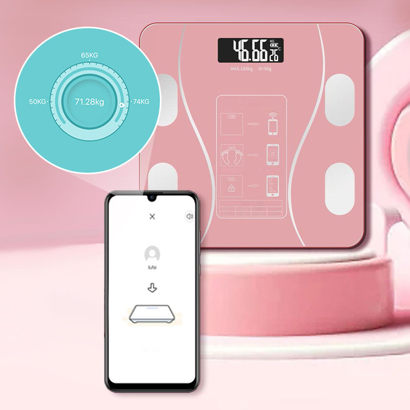 Merschlussverkauf 50% OFF🔥Gewicht & Körperfett Smart Digital Scale🏃‍