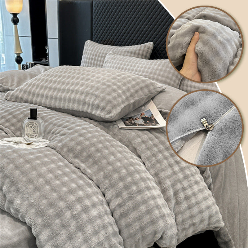 ❄️Winter Bettwäsche Set aus Milchvelours – Weich, Warm & Hautfreundlich | Black Friday Vorverkauf – 45 % Rabatt