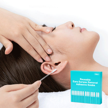 🌹👍Wiederverwendbare Klebetupfer zur Ohrenschmalzentfernung👂💯
