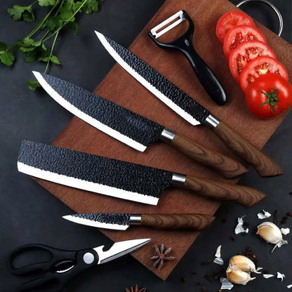🔥50 % Rabatt✨Deutsches Profi-Kochmesserset – 6-teiliges Set