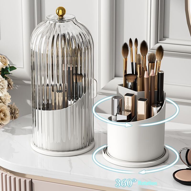 🌸 Make-up-Pinsel-Organizer mit Schiebedeckel – Wandmontage, staubdicht, platzsparend – 50% Rabatt jetzt!