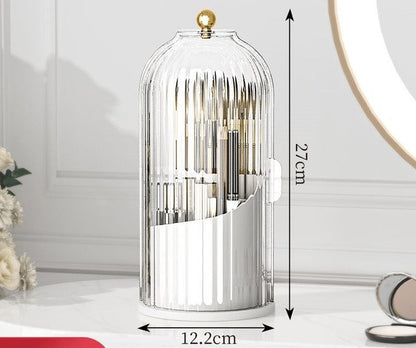 🌸 Make-up-Pinsel-Organizer mit Schiebedeckel – Wandmontage, staubdicht, platzsparend – 50% Rabatt jetzt!