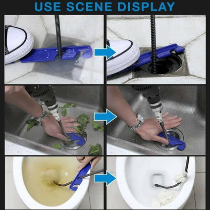 🚀 Abfluss-Entstopfungsfeder – Verstopfungen in Minuten lösen! Kosteneffektiv & Zeitsparend!