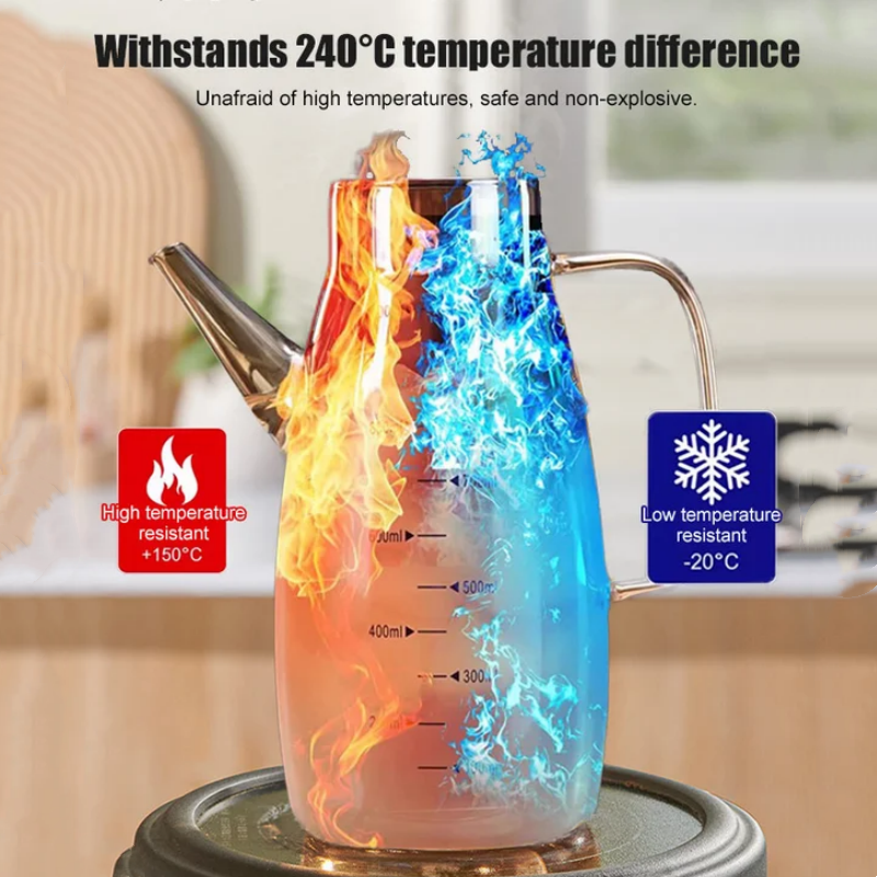 Ölspenderflasche mit tropffreiem Auslauf