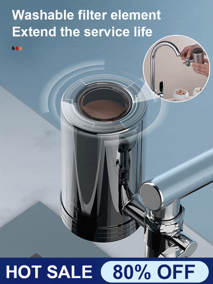 🚰 50% RABATT! 💧 Upgrade-Wasserhahnfilter – Direktes Trinkwasser, 5-stufige Filterung & einfache Installation ⚡