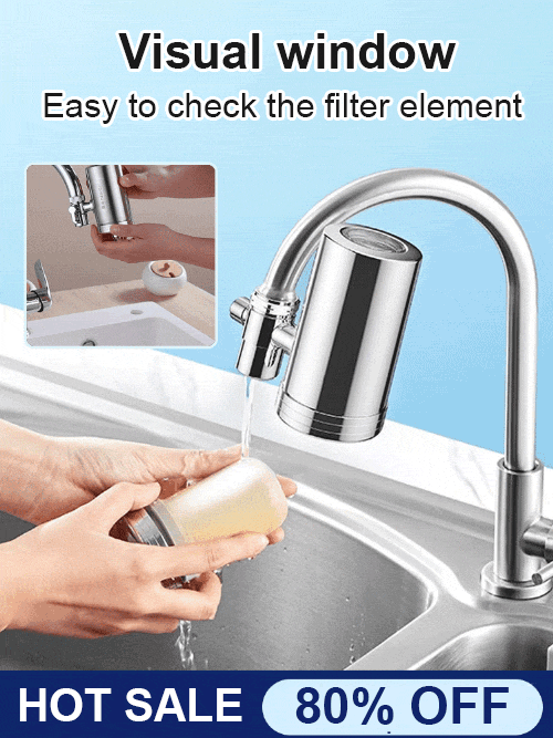 🚰 50% RABATT! 💧 Upgrade-Wasserhahnfilter – Direktes Trinkwasser, 5-stufige Filterung & einfache Installation ⚡