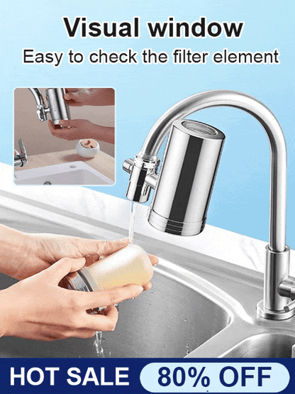 🚰 50% RABATT! 💧 Upgrade-Wasserhahnfilter – Direktes Trinkwasser, 5-stufige Filterung & einfache Installation ⚡