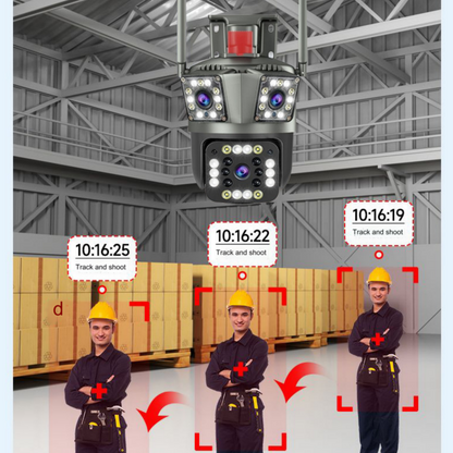 🌟🏠Wachen zu Hause💥📹Wasserdichte drahtlose WiFi HD-Sicherheitskamera für den Außenbereich💯