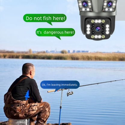 🌟🏠Wachen zu Hause💥📹Wasserdichte drahtlose WiFi HD-Sicherheitskamera für den Außenbereich💯