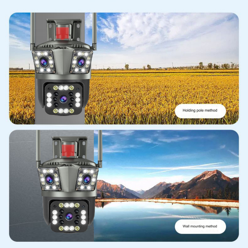 🌟🏠Wachen zu Hause💥📹Wasserdichte drahtlose WiFi HD-Sicherheitskamera für den Außenbereich💯