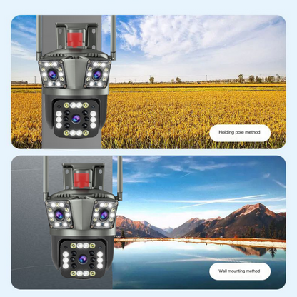 🌟🏠Wachen zu Hause💥📹Wasserdichte drahtlose WiFi HD-Sicherheitskamera für den Außenbereich💯