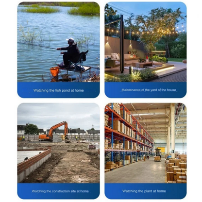 🌟🏠Wachen zu Hause💥📹Wasserdichte drahtlose WiFi HD-Sicherheitskamera für den Außenbereich💯