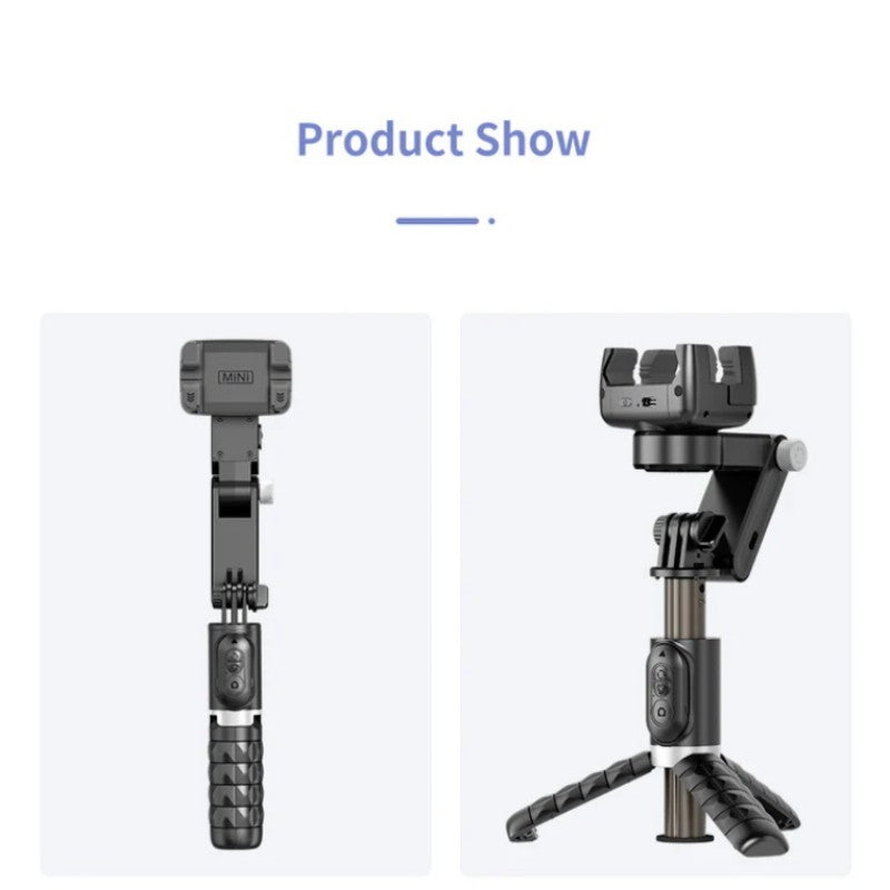 💥Zeitlich begrenzter Verkauf - 50% OFF💥360° drehbarer, faltbarer 3-Achsen Gimbal Stabilizer für Smartphones