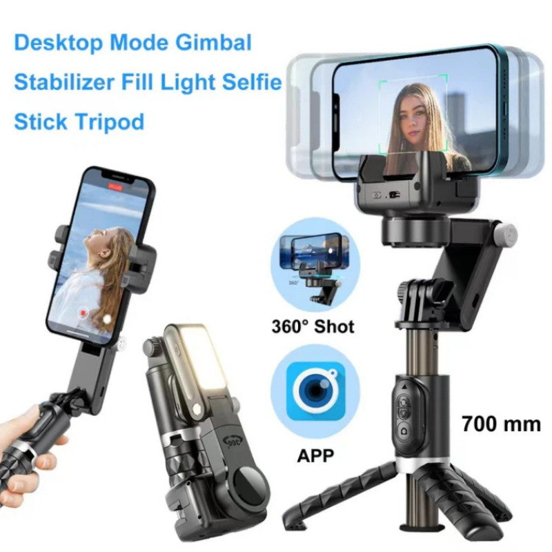 💥Zeitlich begrenzter Verkauf - 50% OFF💥360° drehbarer, faltbarer 3-Achsen Gimbal Stabilizer für Smartphones