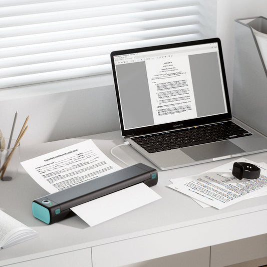 💎 Tragbarer kabelloser D810 Bluetooth-Thermodrucker – Ideal für Tattoo-Studios & Büro 🖨️📱