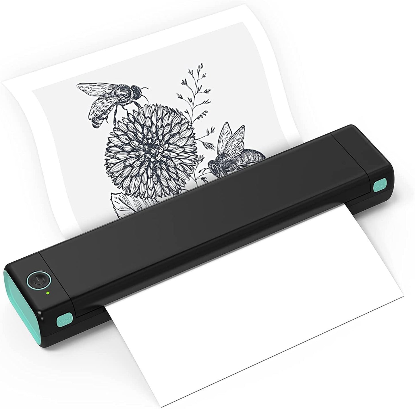 💎 Tragbarer kabelloser D810 Bluetooth-Thermodrucker – Ideal für Tattoo-Studios & Büro 🖨️📱