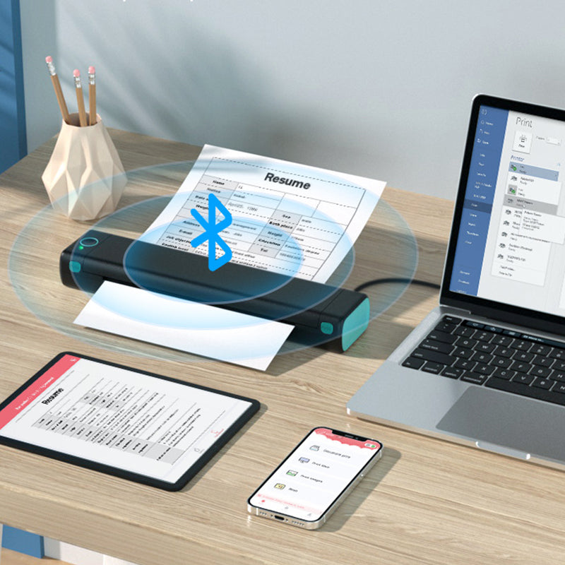 💎 Tragbarer kabelloser D810 Bluetooth-Thermodrucker – Ideal für Tattoo-Studios & Büro 🖨️📱