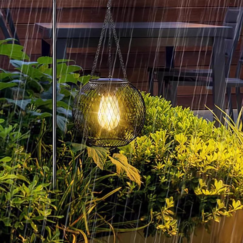 ✨Solar Hängelampe für Garten & Terrasse – Wetterfeste Metall-Laterne für Stimmungsvolle Außenbeleuchtung