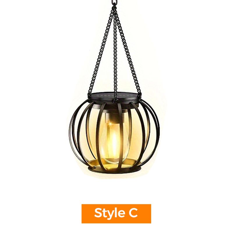 ✨Solar Hängelampe für Garten & Terrasse – Wetterfeste Metall-Laterne für Stimmungsvolle Außenbeleuchtung