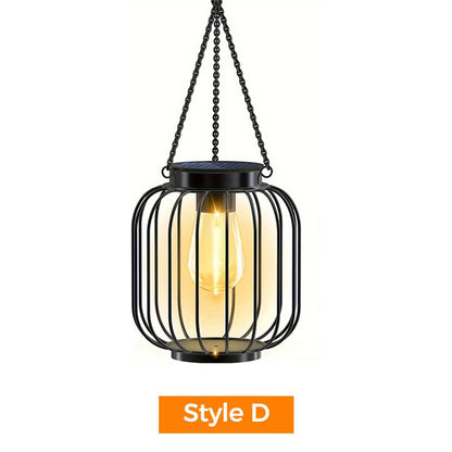 ✨Solar Hängelampe für Garten & Terrasse – Wetterfeste Metall-Laterne für Stimmungsvolle Außenbeleuchtung