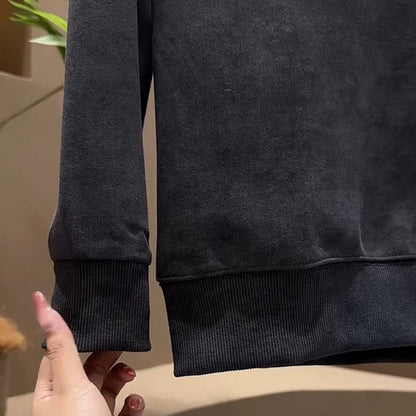 Lässiges Rundhals-Sweatshirt für Herren