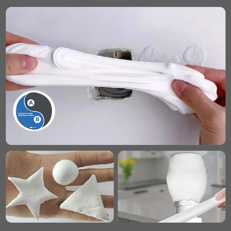 Wasserfester und schimmelbeständiger hochfester Metallreparaturklebstoff