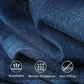 High Rise Cargo Wide-Leg Stretch-Jeans für Damen