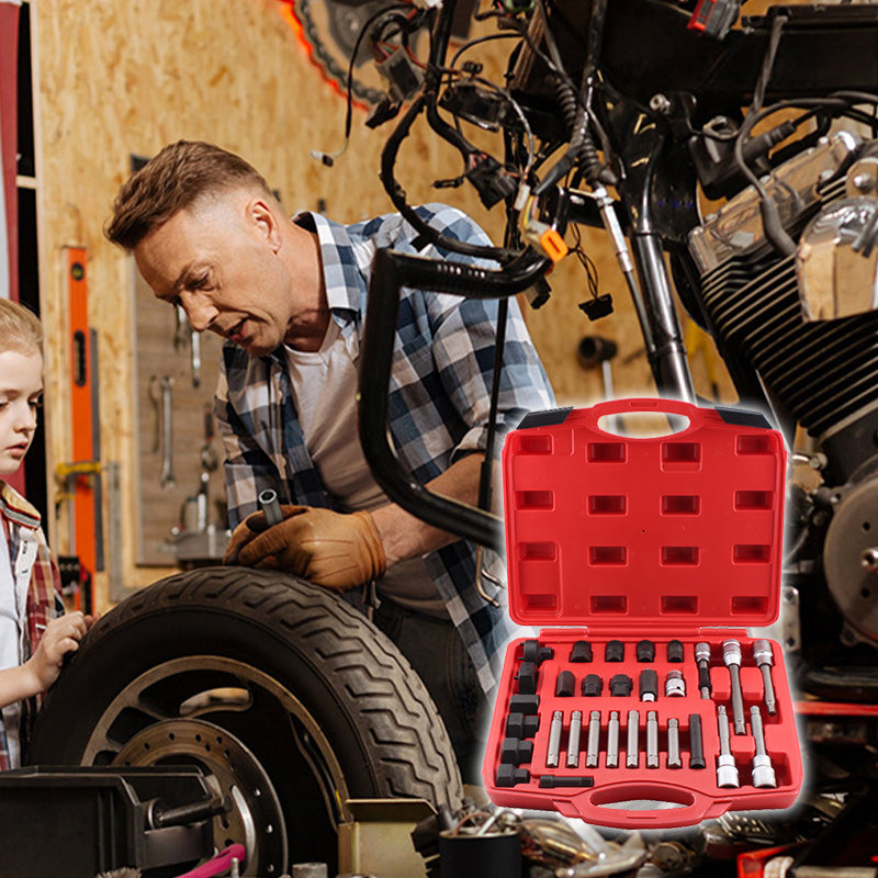 Generator-Riemenscheiben-Ausbauwerkzeugsatz mit Organizer（50% OFF）