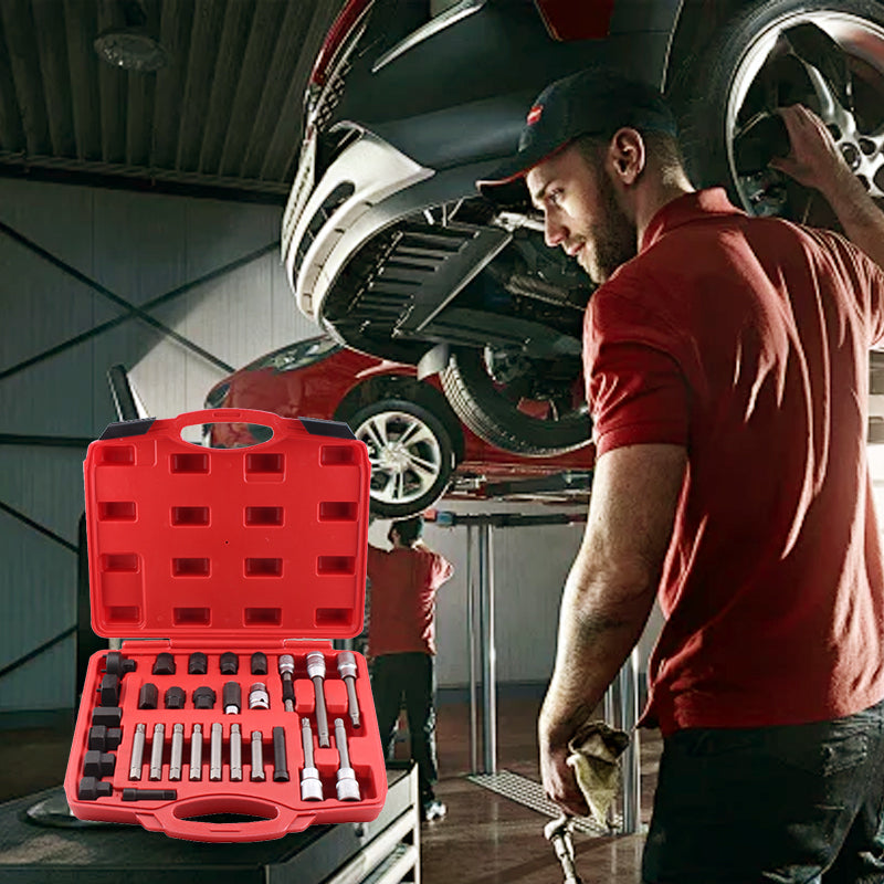 Generator-Riemenscheiben-Ausbauwerkzeugsatz mit Organizer（50% OFF）