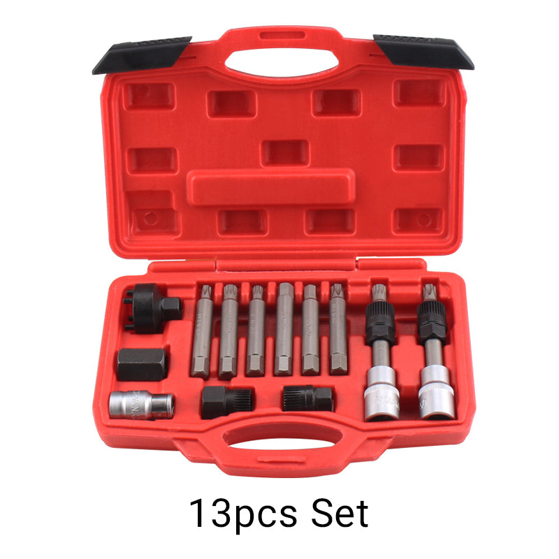 Generator-Riemenscheiben-Ausbauwerkzeugsatz mit Organizer（50% OFF）