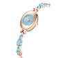 ✨2025 Neues Design🎀⌚Damenarmbanduhr mit farbigem Zirkonia