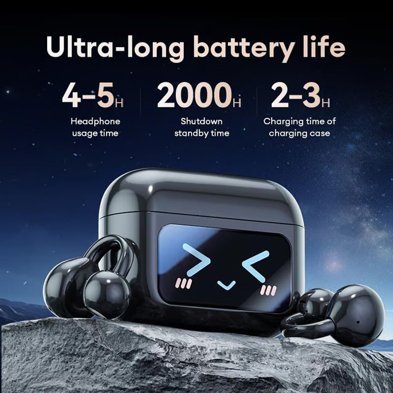 🎶 Musik immer dabei – 2025 Trend: Kabellose Clip-On Bluetooth Ohrhörer | Stylisch & praktisch