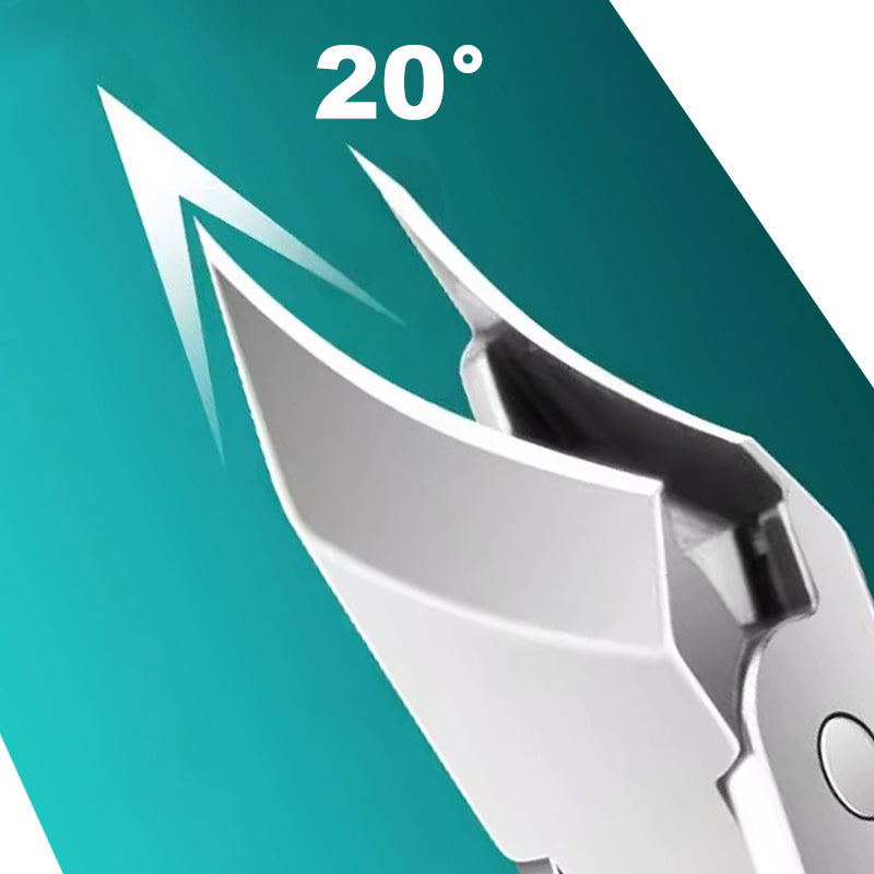 🔥2025 heißer Verkauf🔥Anti-Splash 25 ° Slant Edge Nagel Clipper 3-teiliges Set