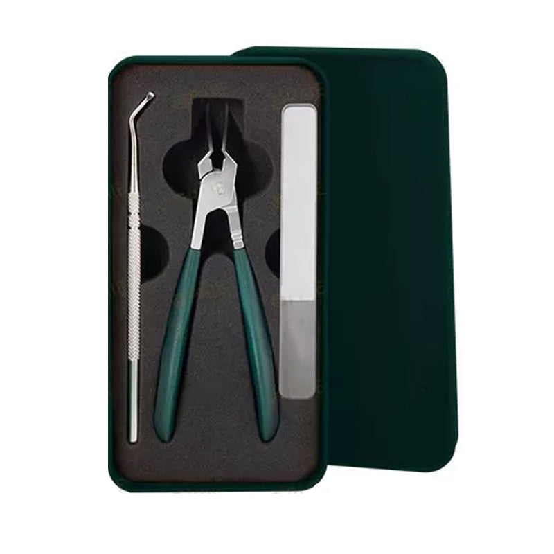 🔥2025 heißer Verkauf🔥Anti-Splash 25 ° Slant Edge Nagel Clipper 3-teiliges Set