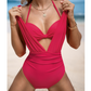 🩱Sommer-Explosion☀️Zweiteiliges Badeanzug-Set für Damen mit Schleife in Unifarbe