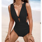 🩱Sommer-Explosion☀️Zweiteiliges Badeanzug-Set für Damen mit Schleife in Unifarbe