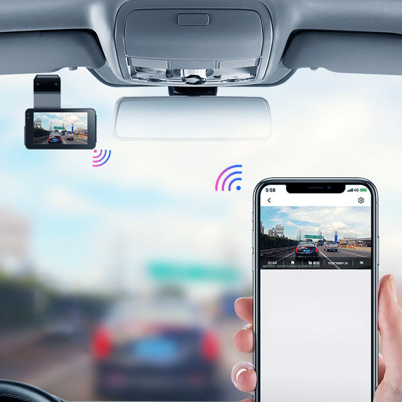 1080P WiFi Dual Dash Cam mit Nachtsicht