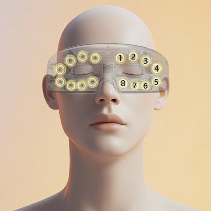 Augenmassagegerät mit Wärme und Kühlung