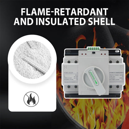 220V Dual Power Automatic Transfer Toggle Control Switch