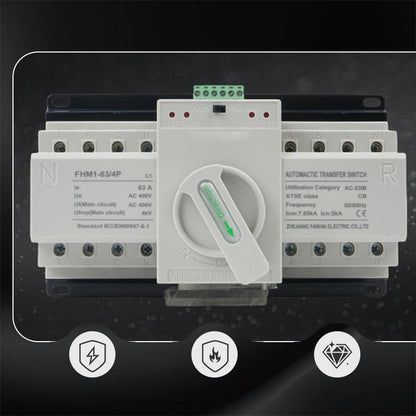 220V Dual Power Automatic Transfer Toggle Control Switch