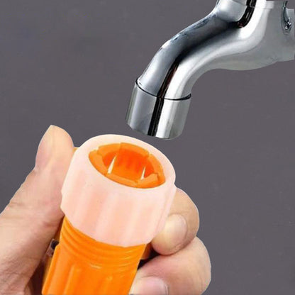 Universeller Schnellverbinder für Wasserhahn und Schlauch