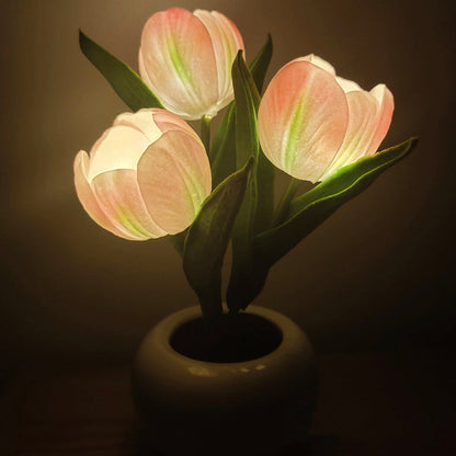 LED-Tulpen-Nachtlicht, Tischlampe 🌷✨ 2 kaufen, versandkostenfre