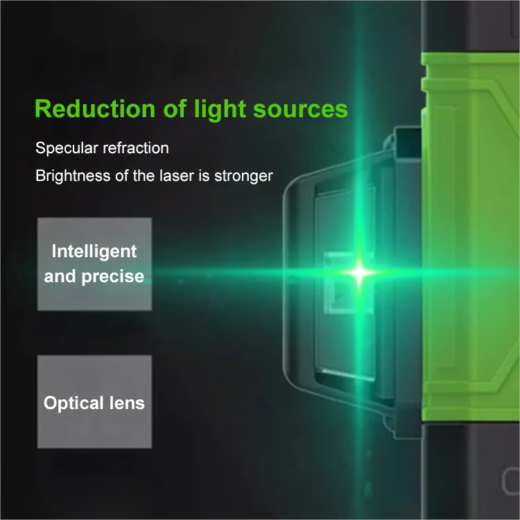 🧰Infrarot-Laserwasserwaage mit grünem Licht für Präzisionsarbeiten