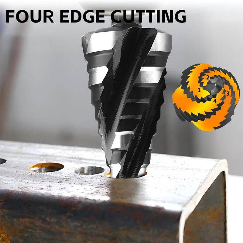 🧰5-tlg. HSS-Stufenbohrer-Set für Metall