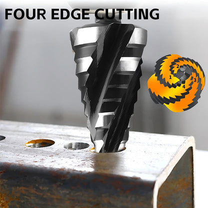 🧰5-tlg. HSS-Stufenbohrer-Set für Metall